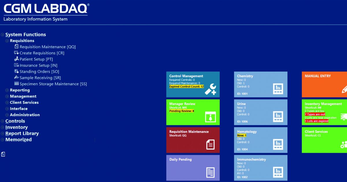 CGM LABDAQ earns quality LIS certification